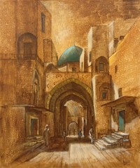 Sajjad Ahmed, 24 x 30 inch, Oil On Canvas, Cityscape Painting, AC-SJJ-001 Sajjad Ahmed, 24 x 30 inch, Oil On Canvas, Cityscape Painting, AC-SJJ-001